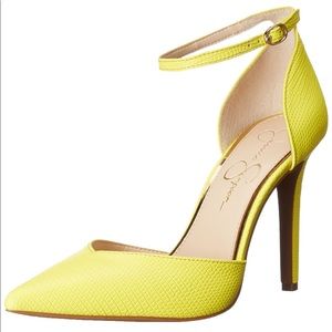 Jessica Simpson Women's Yellow Cirrus Dress-Pump